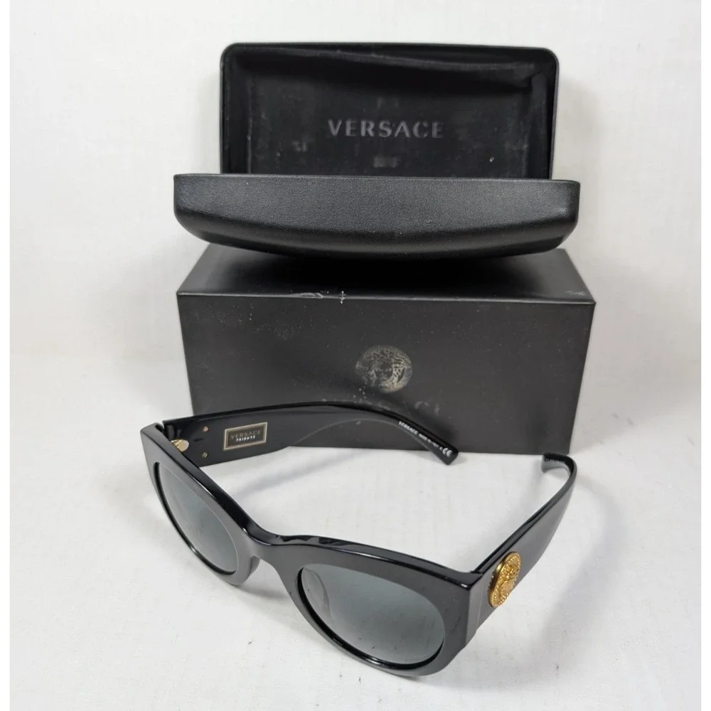 Authentic Versace Sunglasses MISSING SCREW READ‎ In Box VE4353 GB1/87